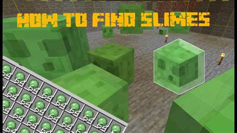 how to find minecraft slimes